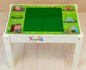 Игровое поле с Lego-платформой (40×40 см)