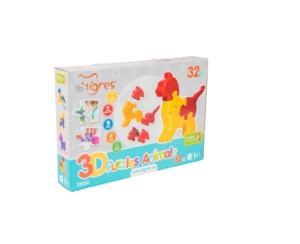 3D пазлы – Зверюшки, 32 элемента